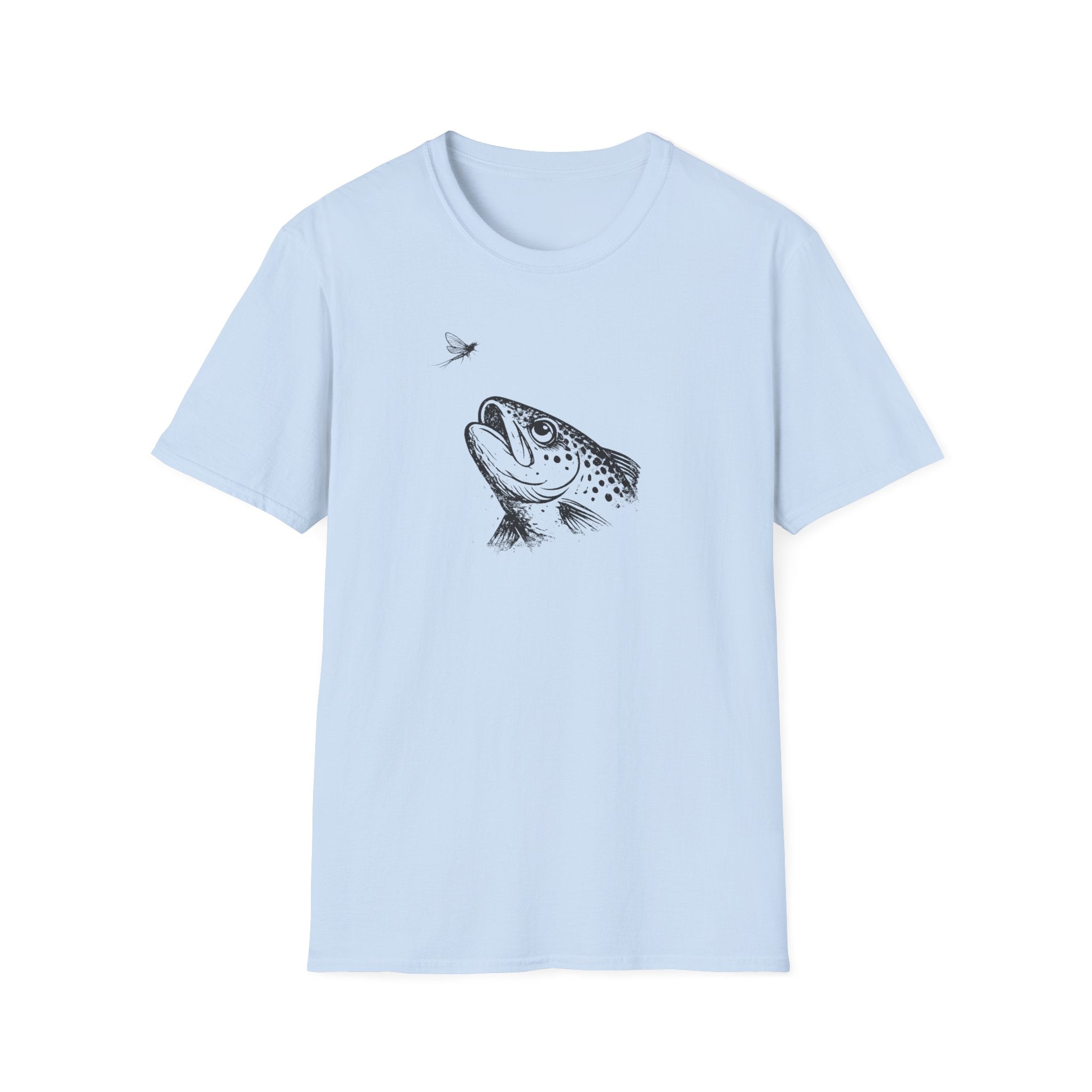 Trout Looking at Fly Shirt