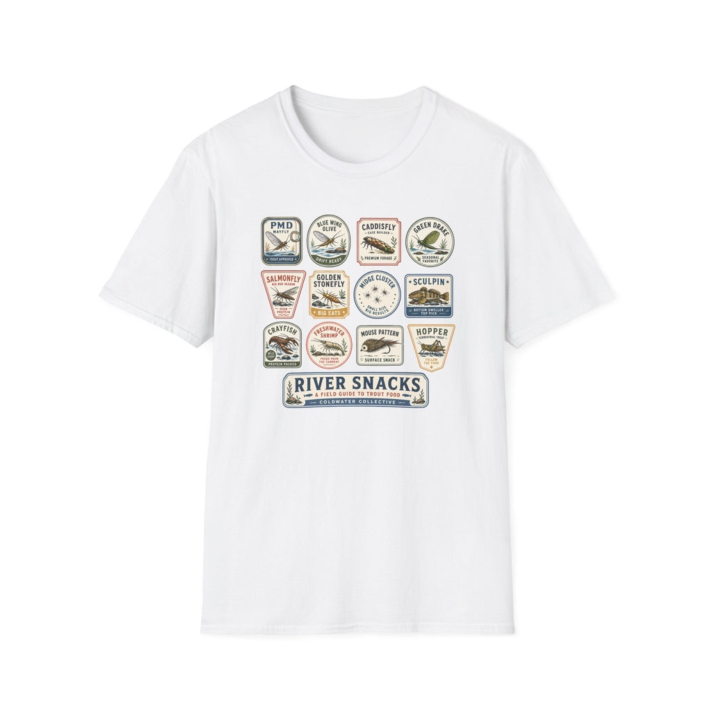 Vintage Trout Food Stickers Shirt