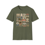 Vintage River Life Stickers Shirt