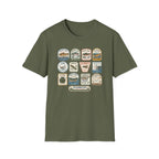Vintage Trout Fishing Stickers Shirt