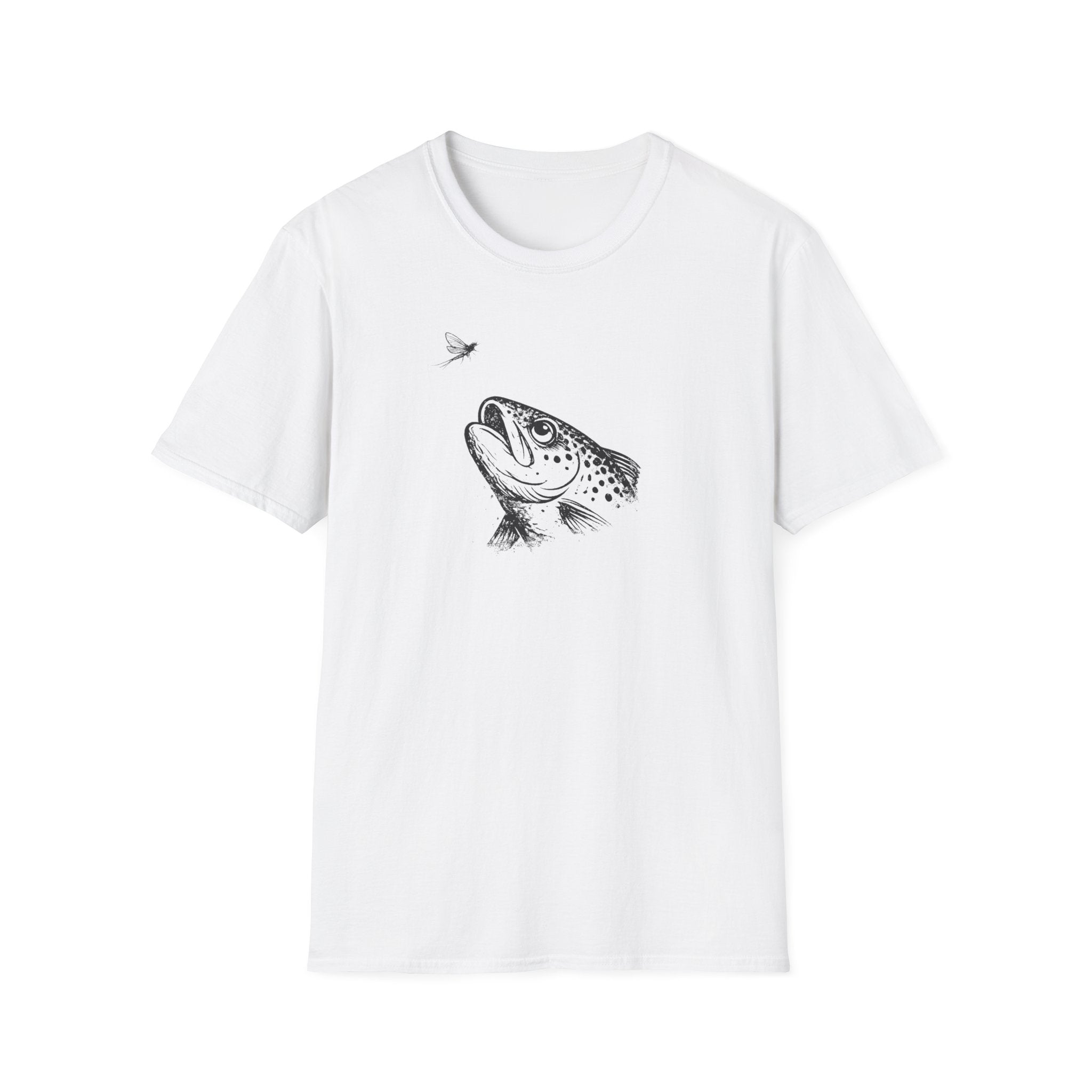 Trout Looking at Fly Shirt