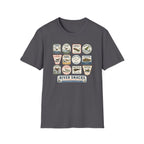 Vintage Trout Food Stickers Shirt