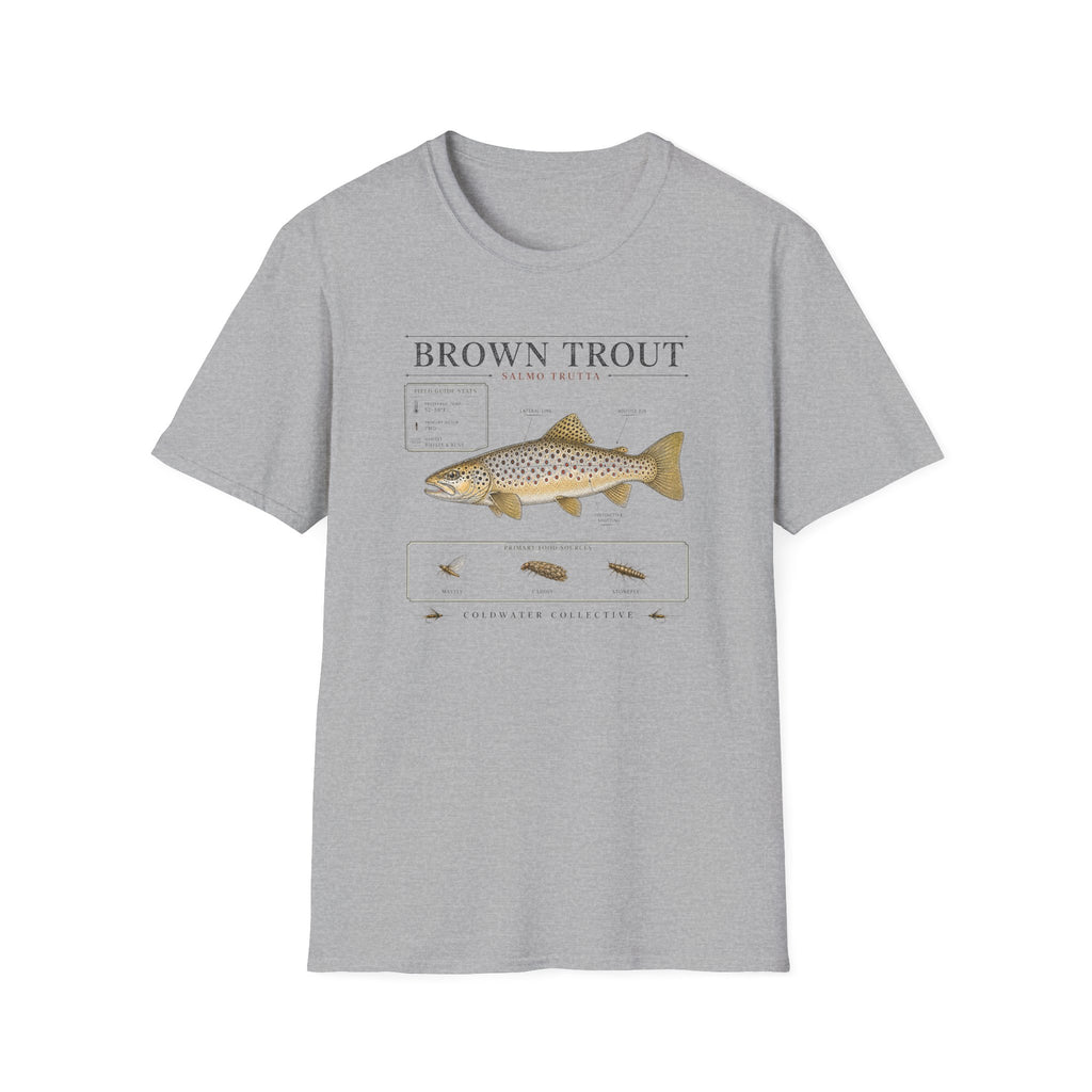 Brown Trout Species Plate Shirt