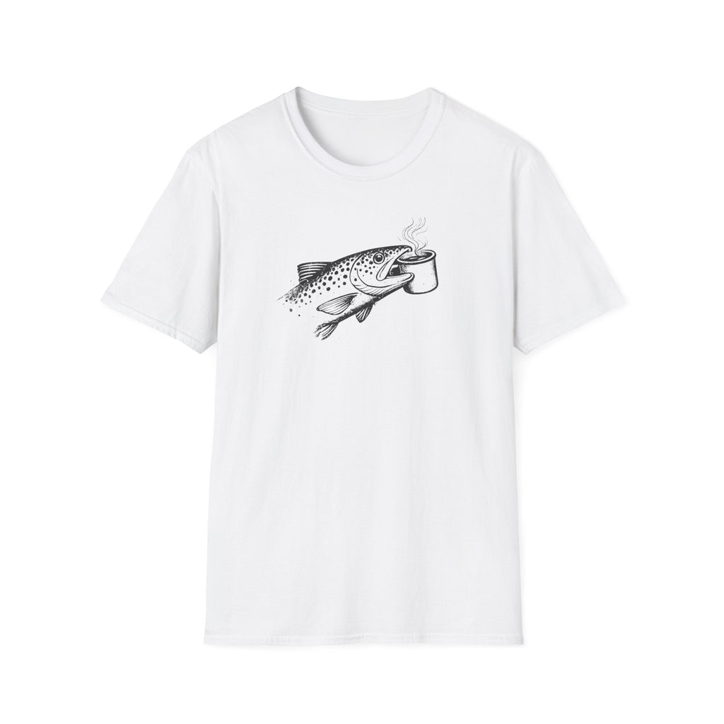 Trout Carrying Coffee Shirt
