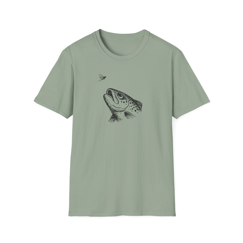 Trout Looking at Fly Shirt