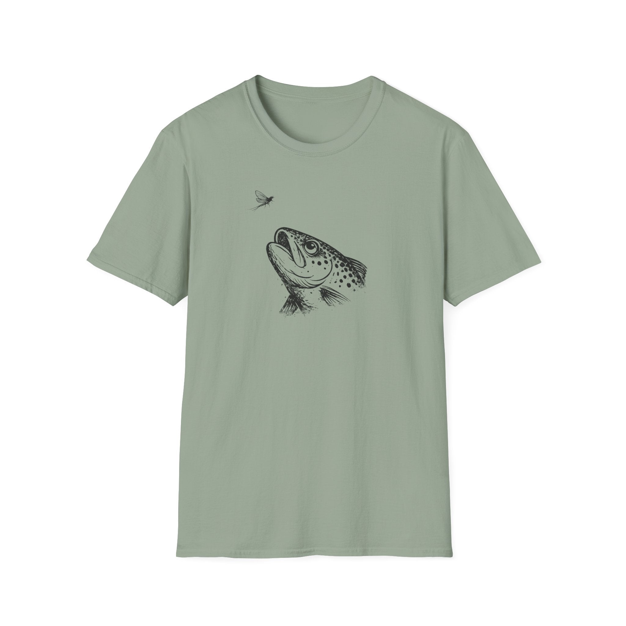 Trout Looking at Fly Shirt