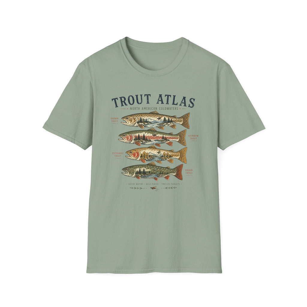 Colorful Trout Atlas Shirt