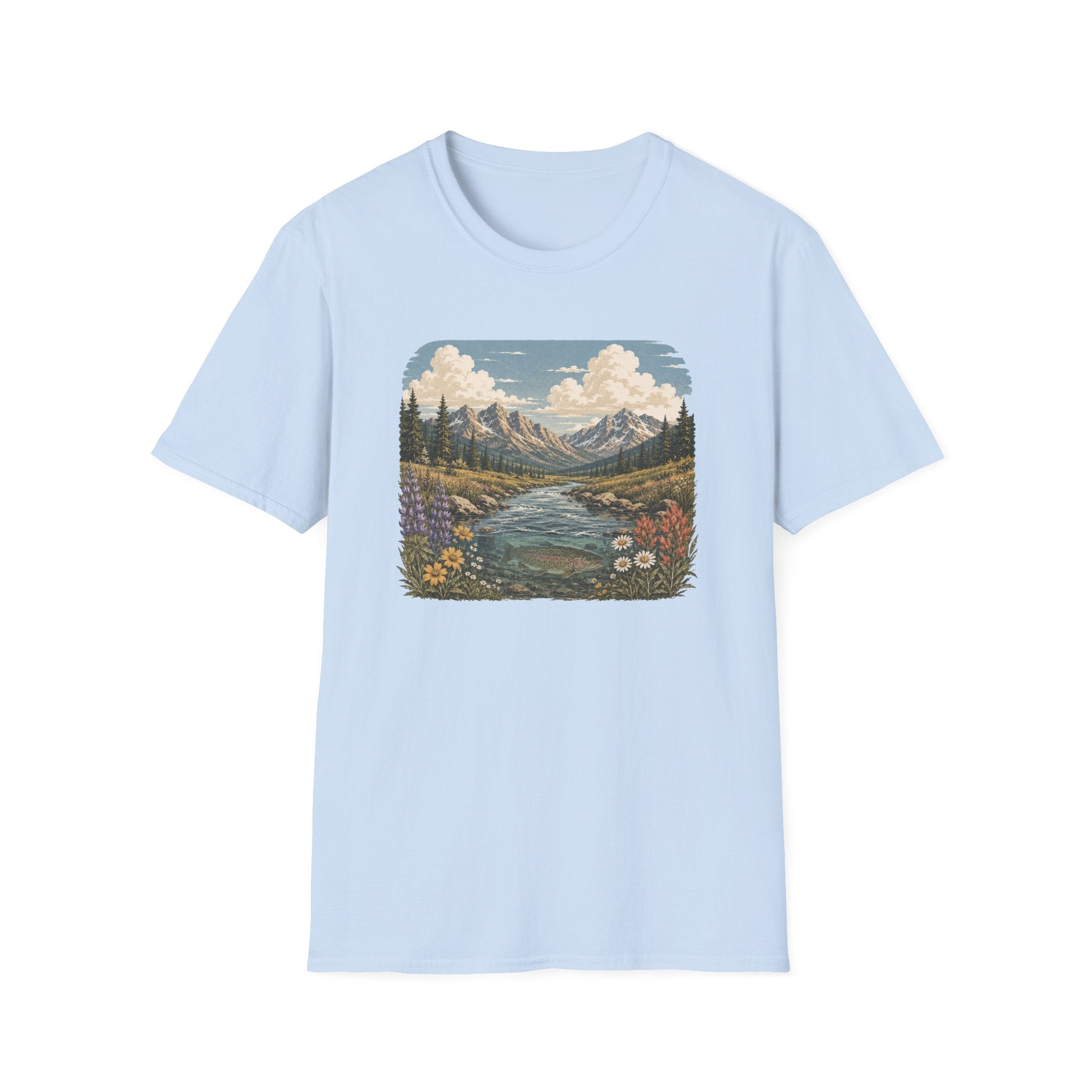 Nostalgic Mountain River Shirt