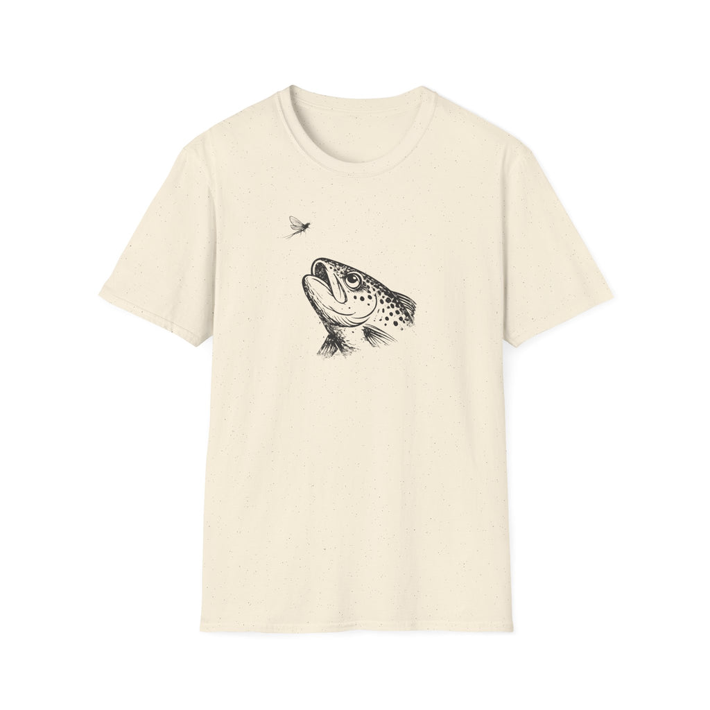 Trout Looking at Fly Shirt