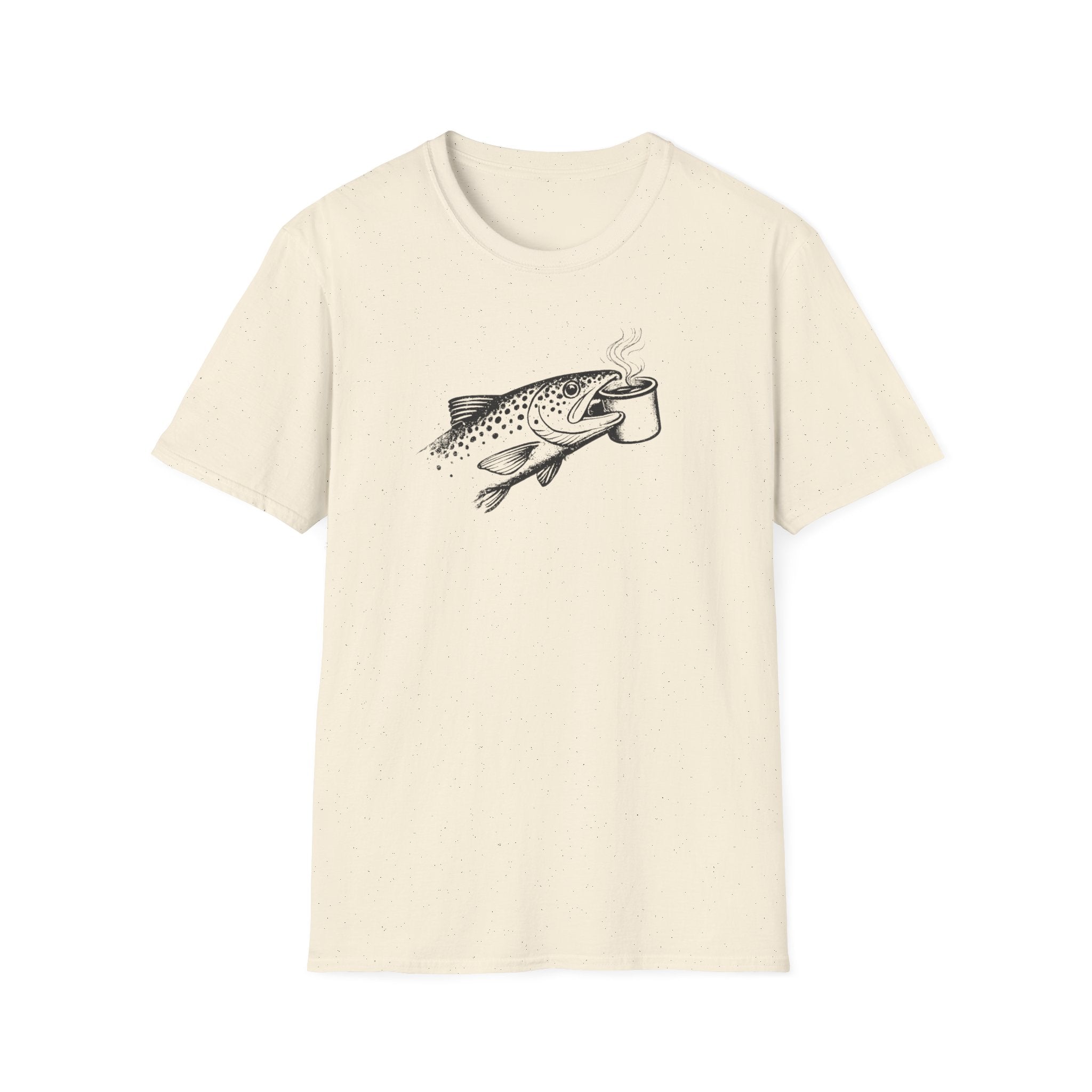 Trout Carrying Coffee Shirt