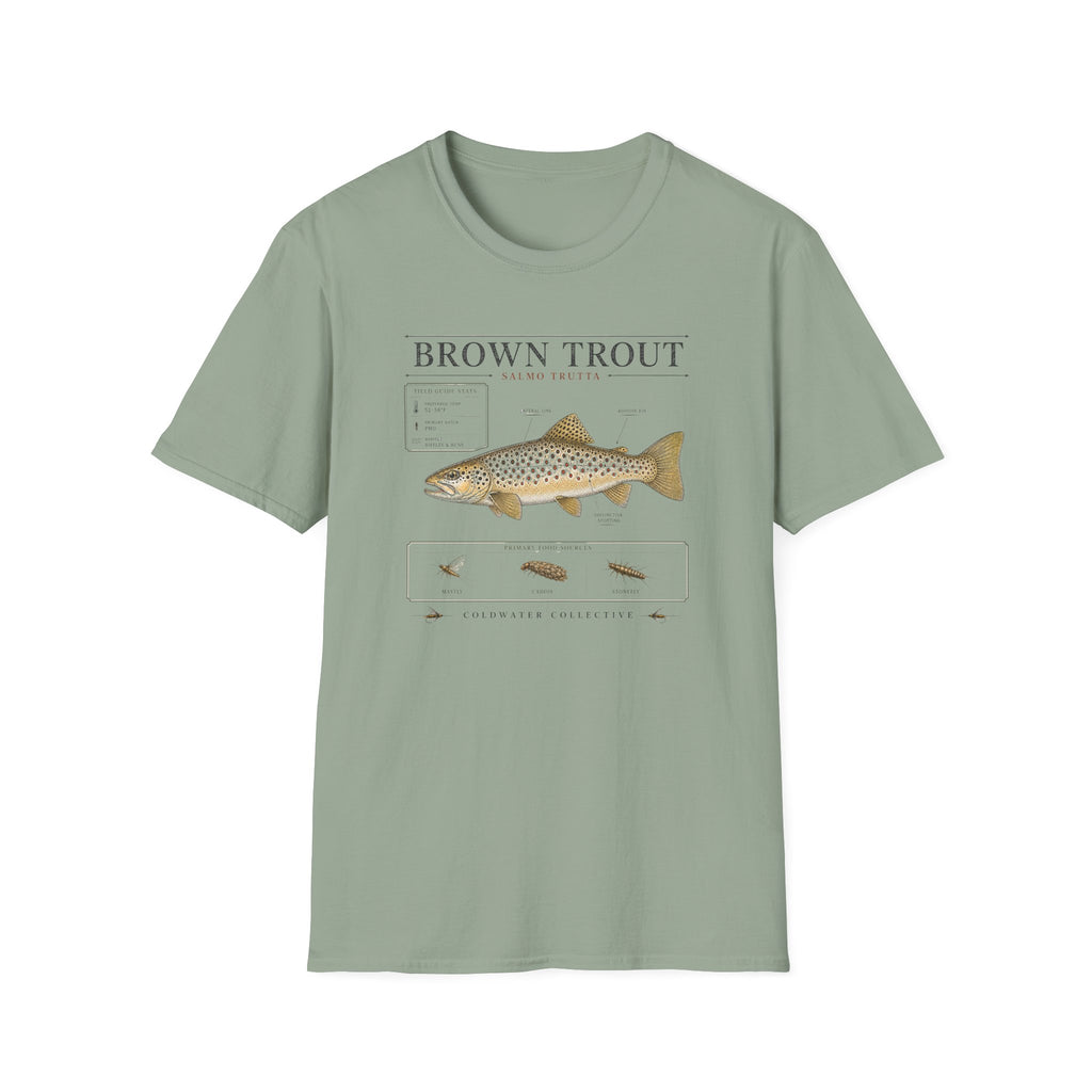Brown Trout Species Plate Shirt