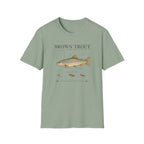 Brown Trout Species Plate Shirt