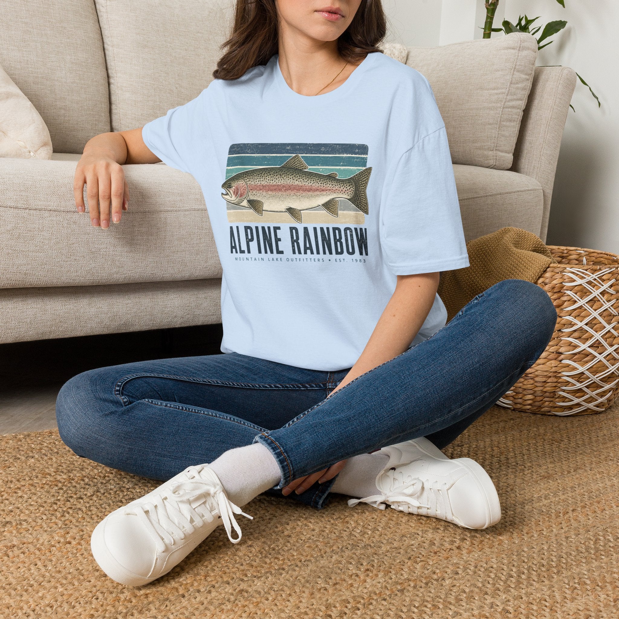 Alpine Rainbow Retro Sunset Shirt