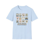 Vintage Trout Food Stickers Shirt