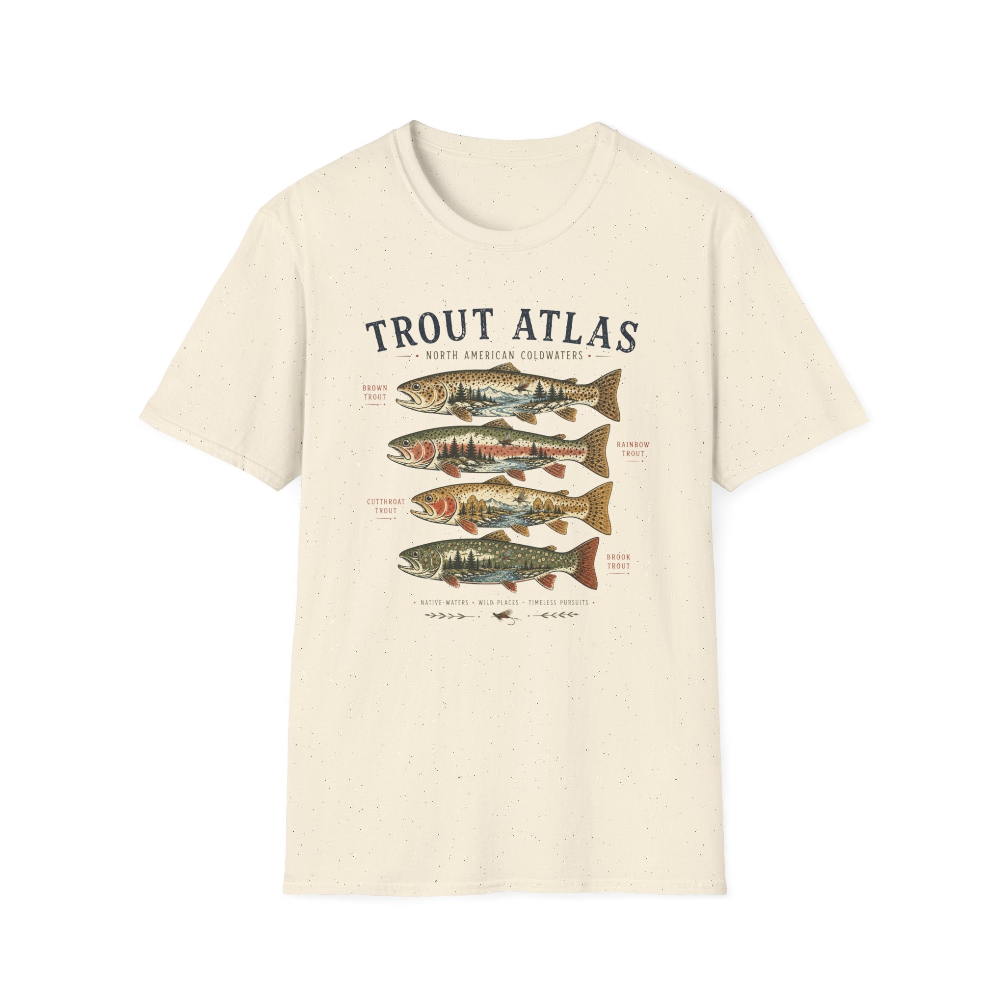 Colorful Trout Atlas Shirt