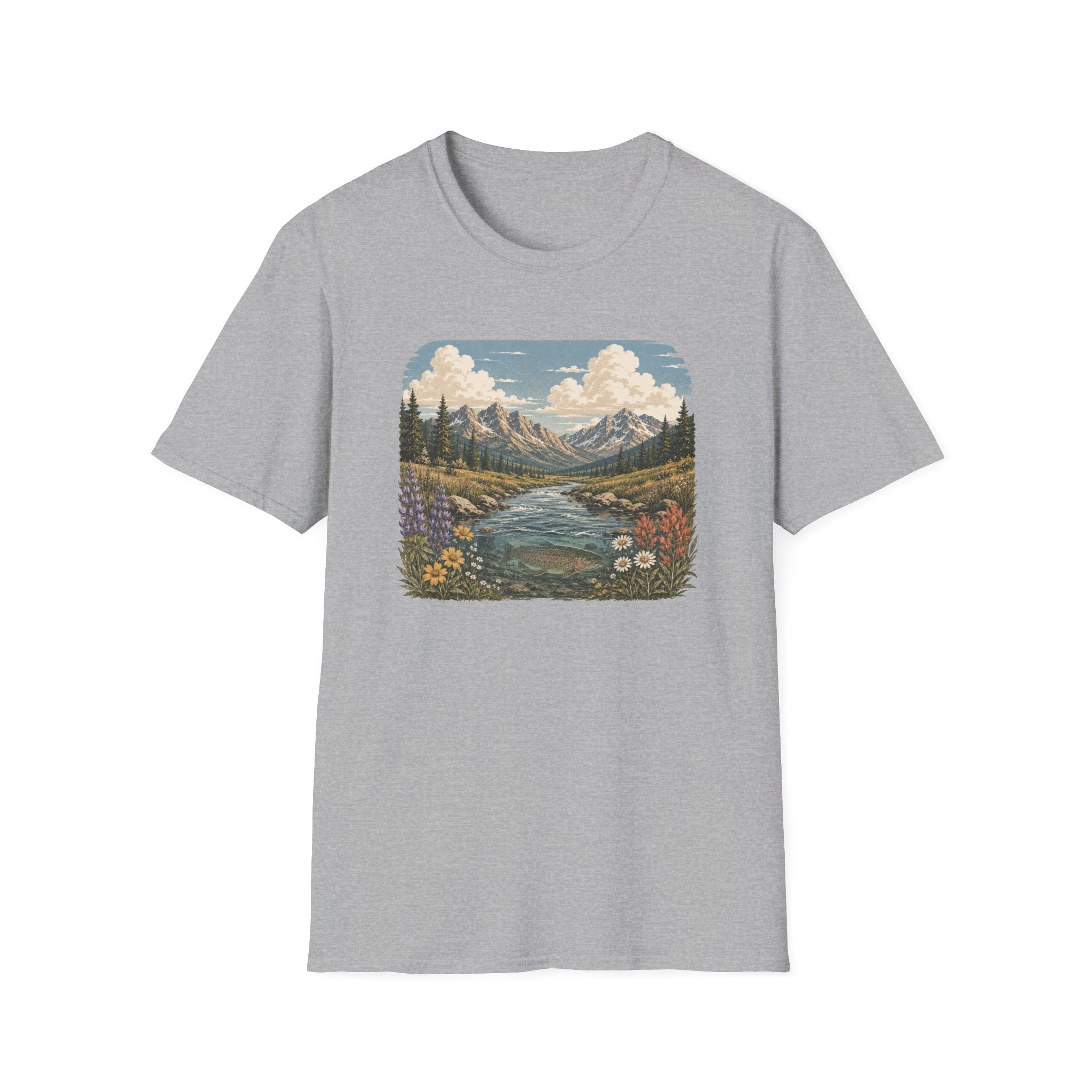 Nostalgic Mountain River Shirt