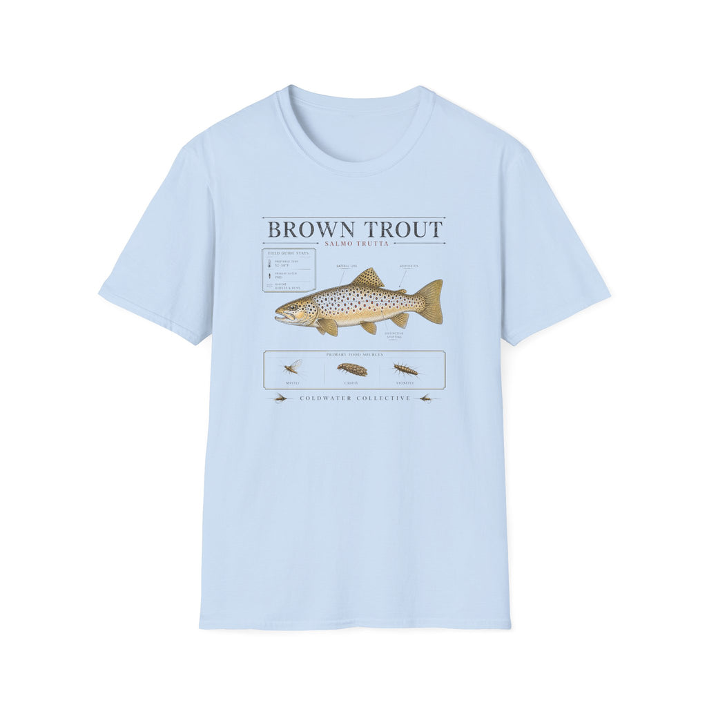 Brown Trout Species Plate Shirt