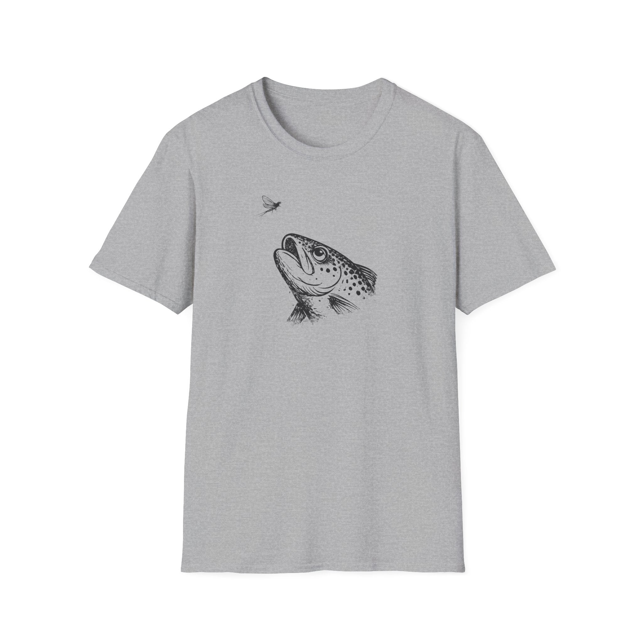 Trout Looking at Fly Shirt