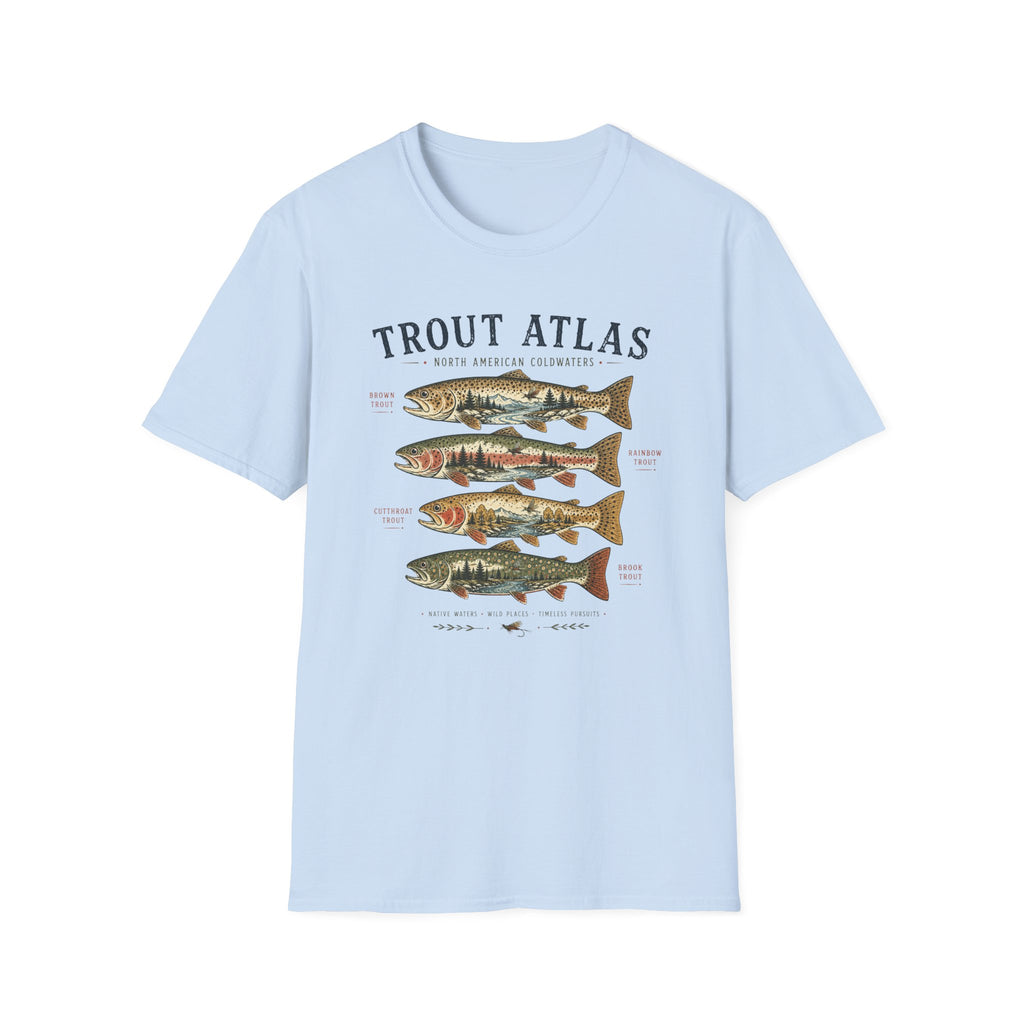 Colorful Trout Atlas Shirt