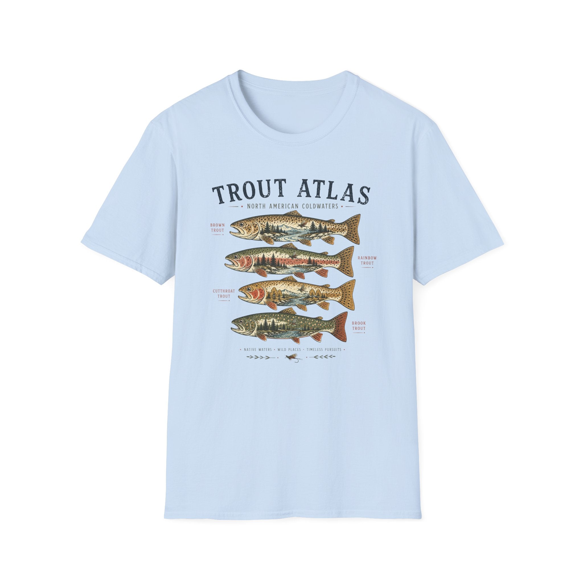 Colorful Trout Atlas Shirt
